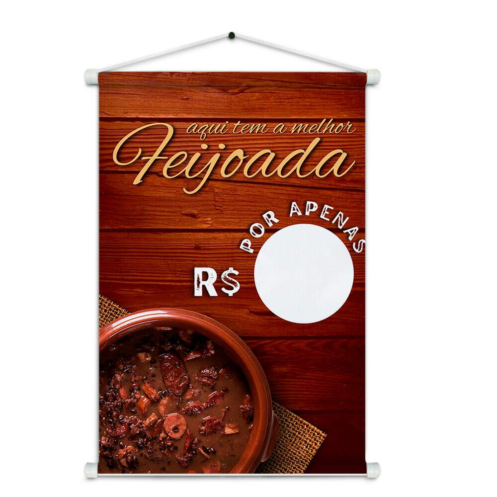 Banner Impresso em Lona Feijoada