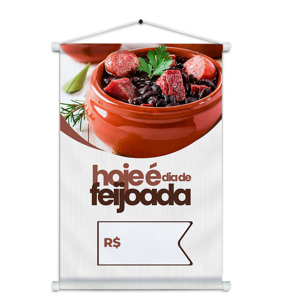 Banner Impresso em Lona Feijoada