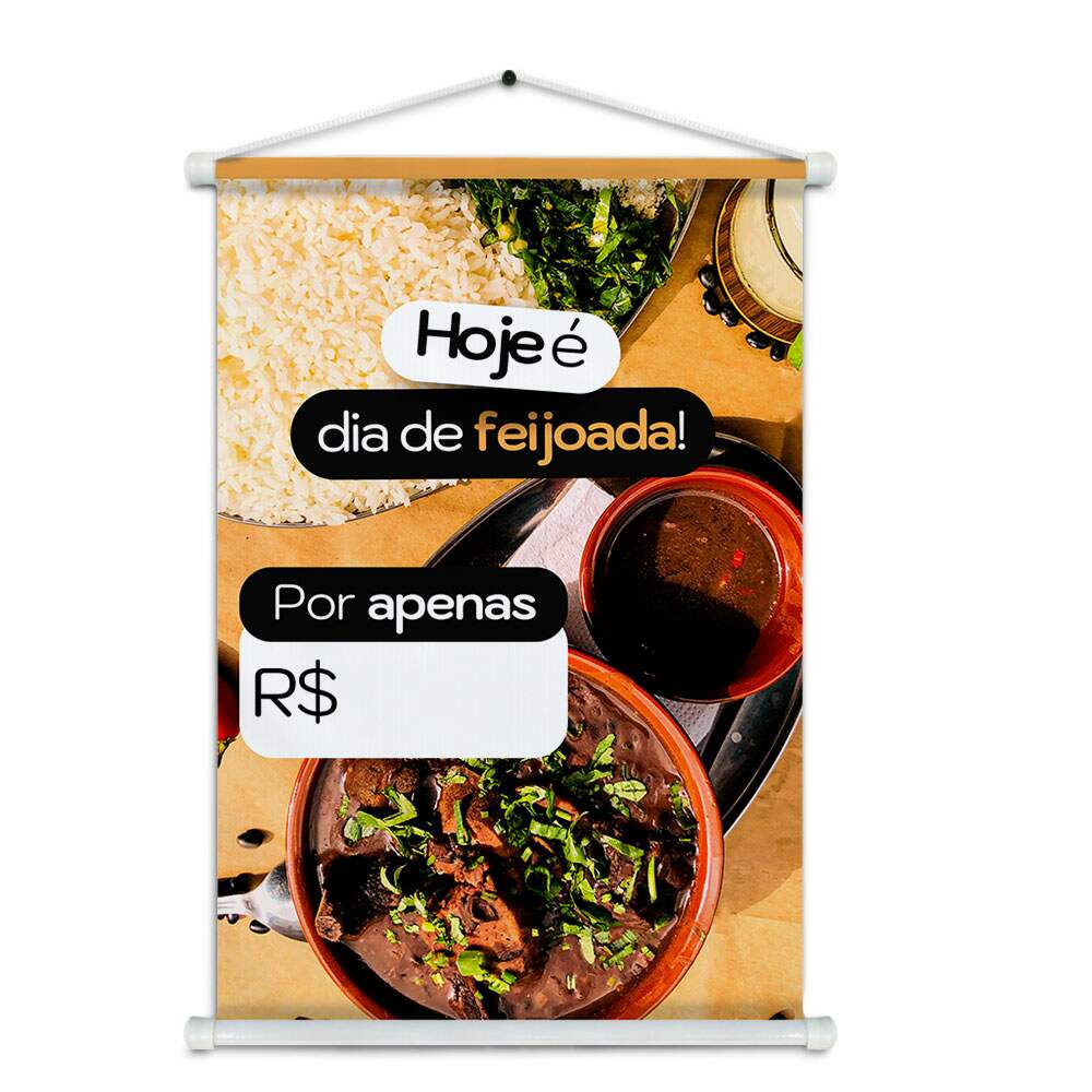 Banner Impresso em Lona Feijoada