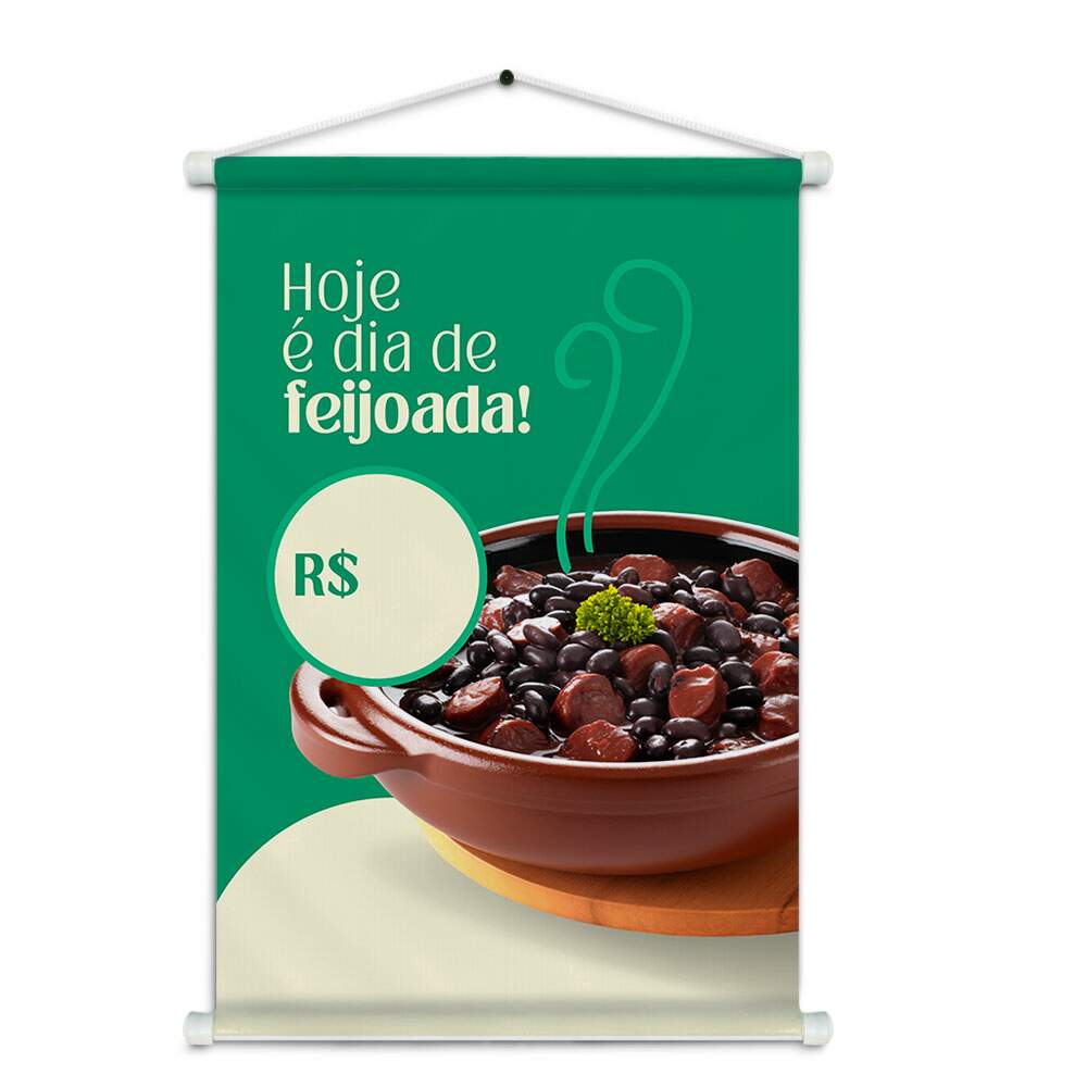 Banner Impresso em Lona Feijoada