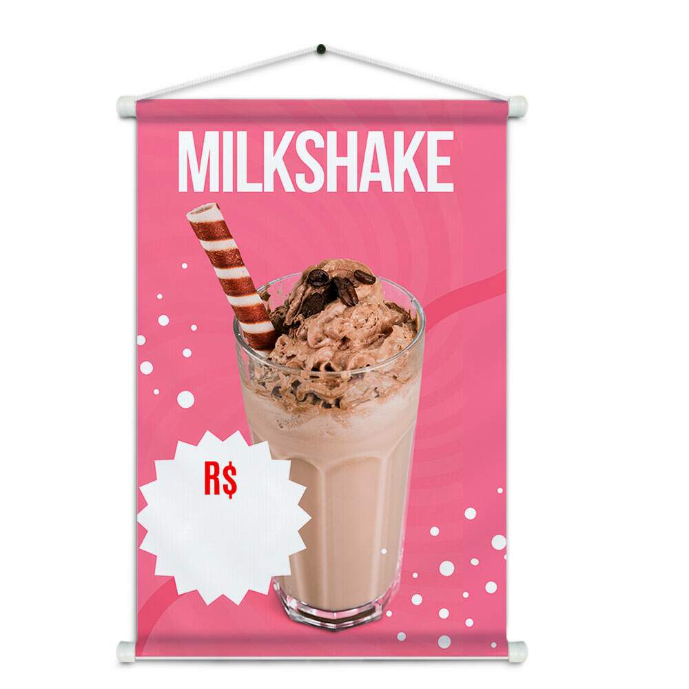 Banner Impresso em Lona Sorveteria