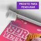 Banner Impresso em Lona Sorveteria