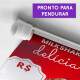 Banner Impresso em Lona Sorveteria