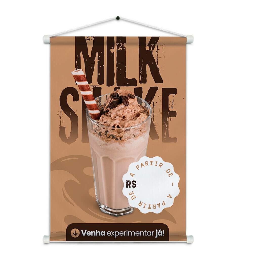 Banner Impresso em Lona Sorveteria