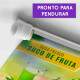 Banner Impresso em Lona Sucos