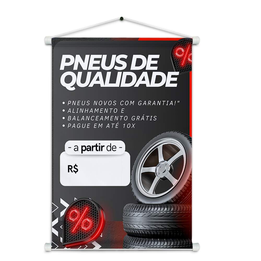 Banner Impresso em Lona Automotivo Auto Center