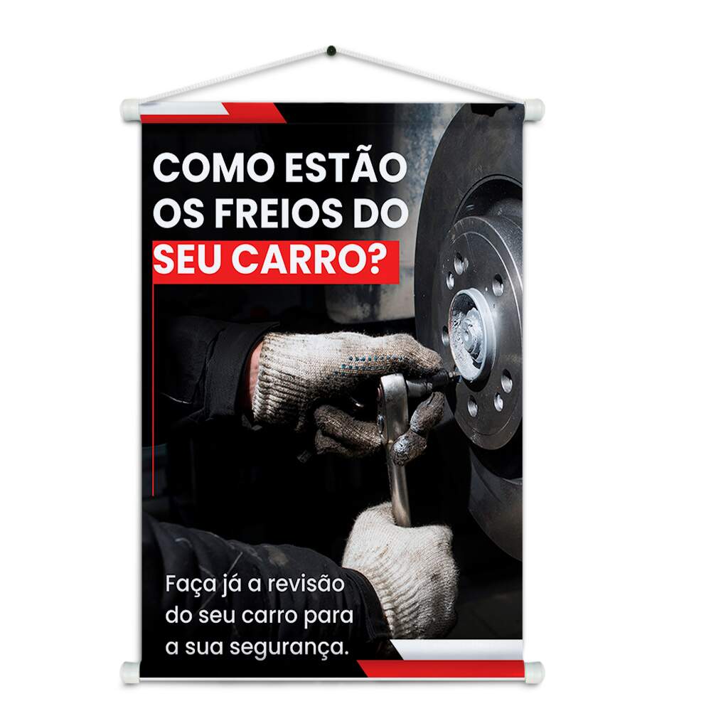 Banner Impresso em Lona Automotivo Auto Center