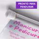 Banner Impresso em Lona Manicure e Pedicure