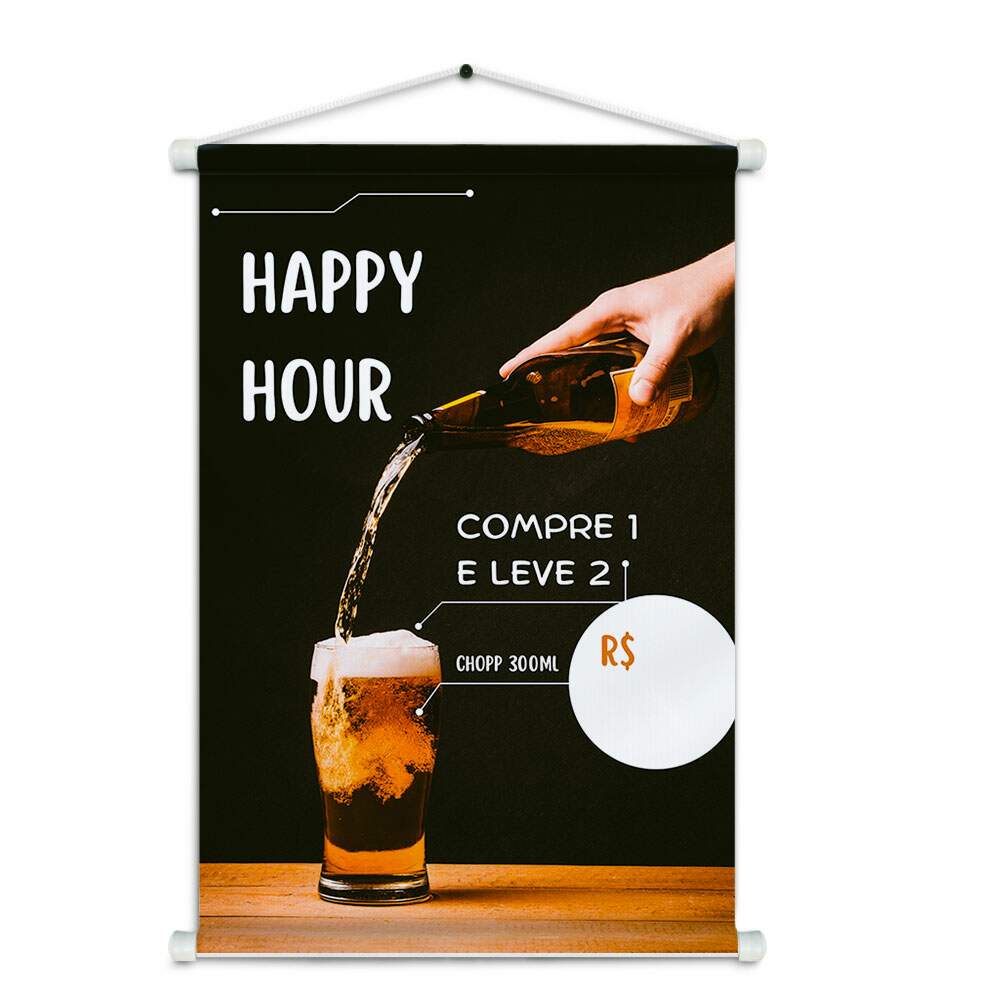 Banner Impresso em Lona - Bar 002