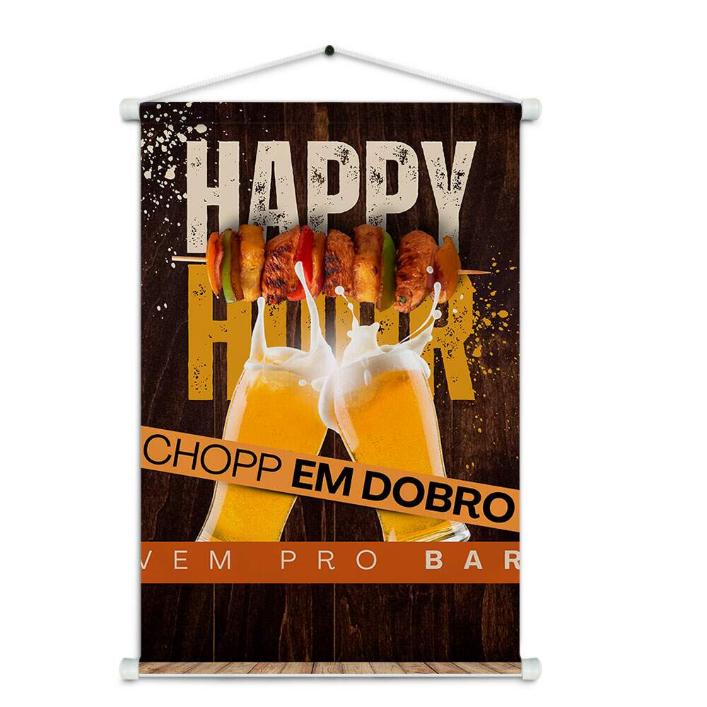 Banner Impresso em Lona - Bar 012
