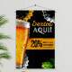 Banner Impresso em Lona - Bar 001