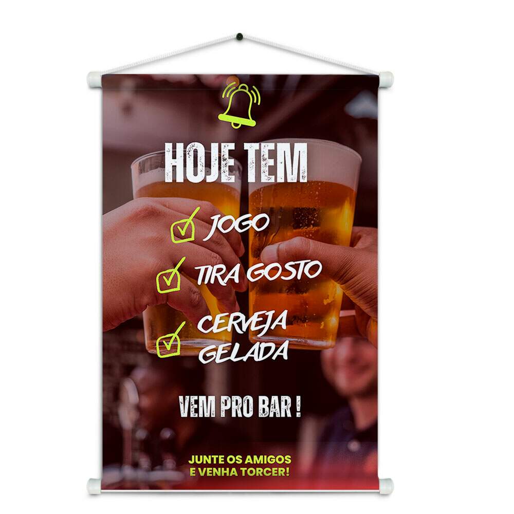 Banner Impresso em Lona - Bar 006
