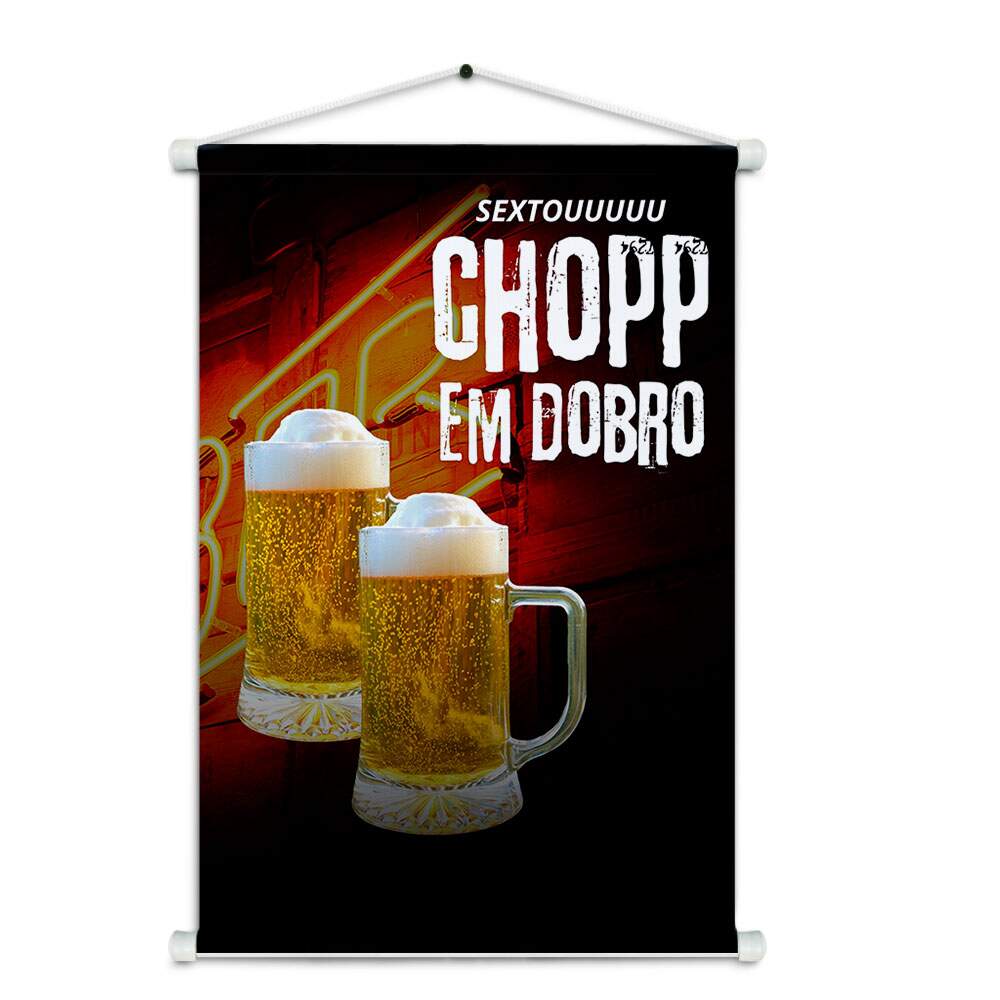 Banner Impresso em Lona - Bar 008