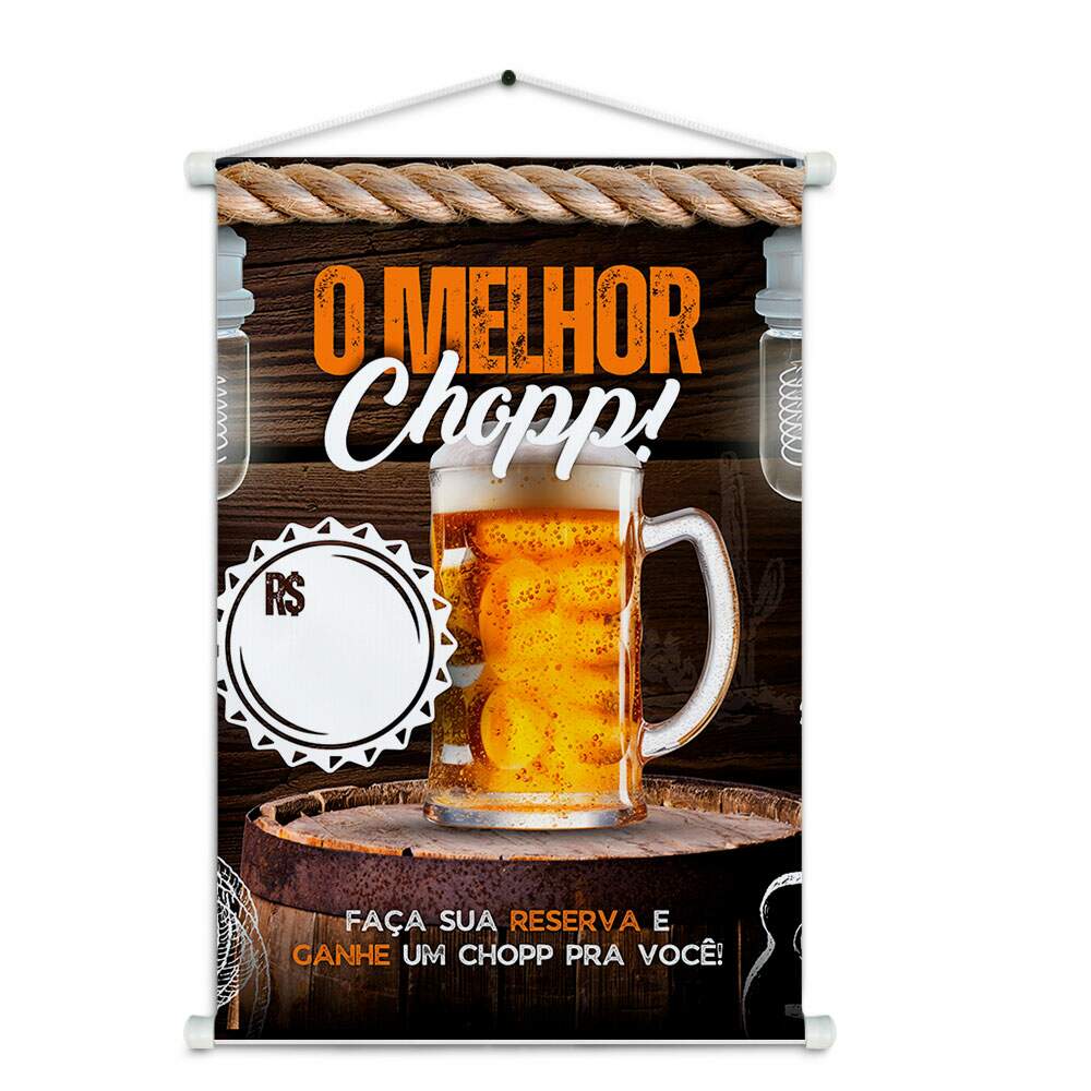 Banner Impresso em Lona - Bar 013