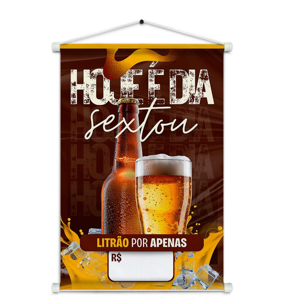 Banner Impresso em Lona - Bar 014
