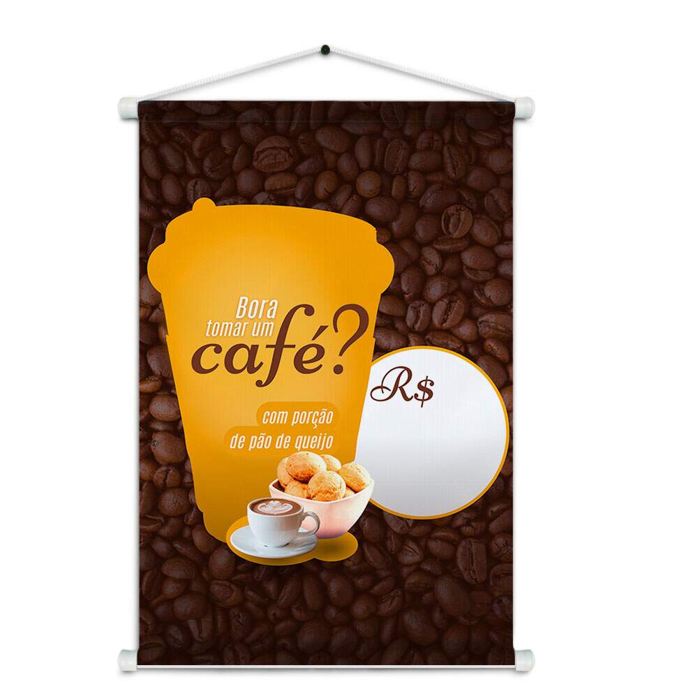 Banner Impresso em Lona - Caf 001