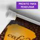 Banner Impresso em Lona - Caf� 001
