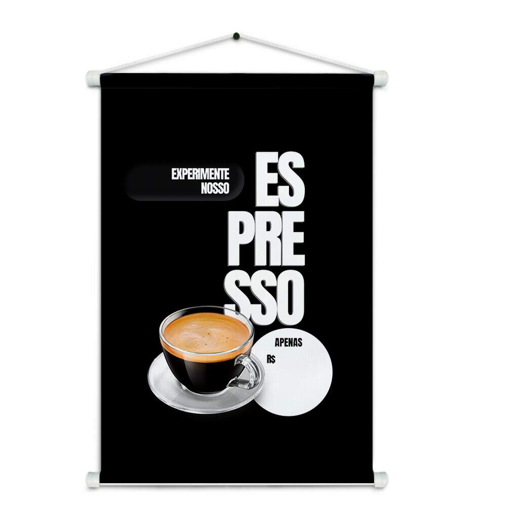 Banner Impresso em Lona - Caf 003