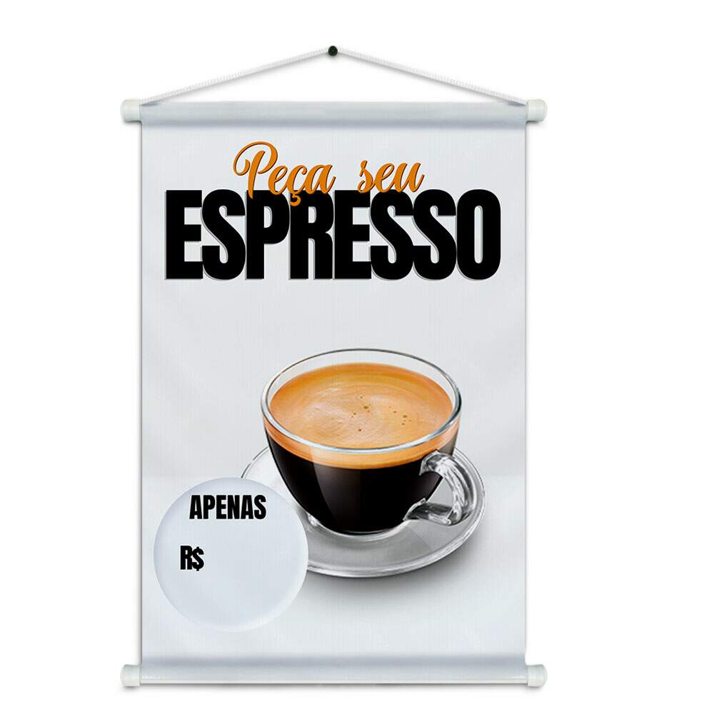 Banner Impresso em Lona - Caf 002