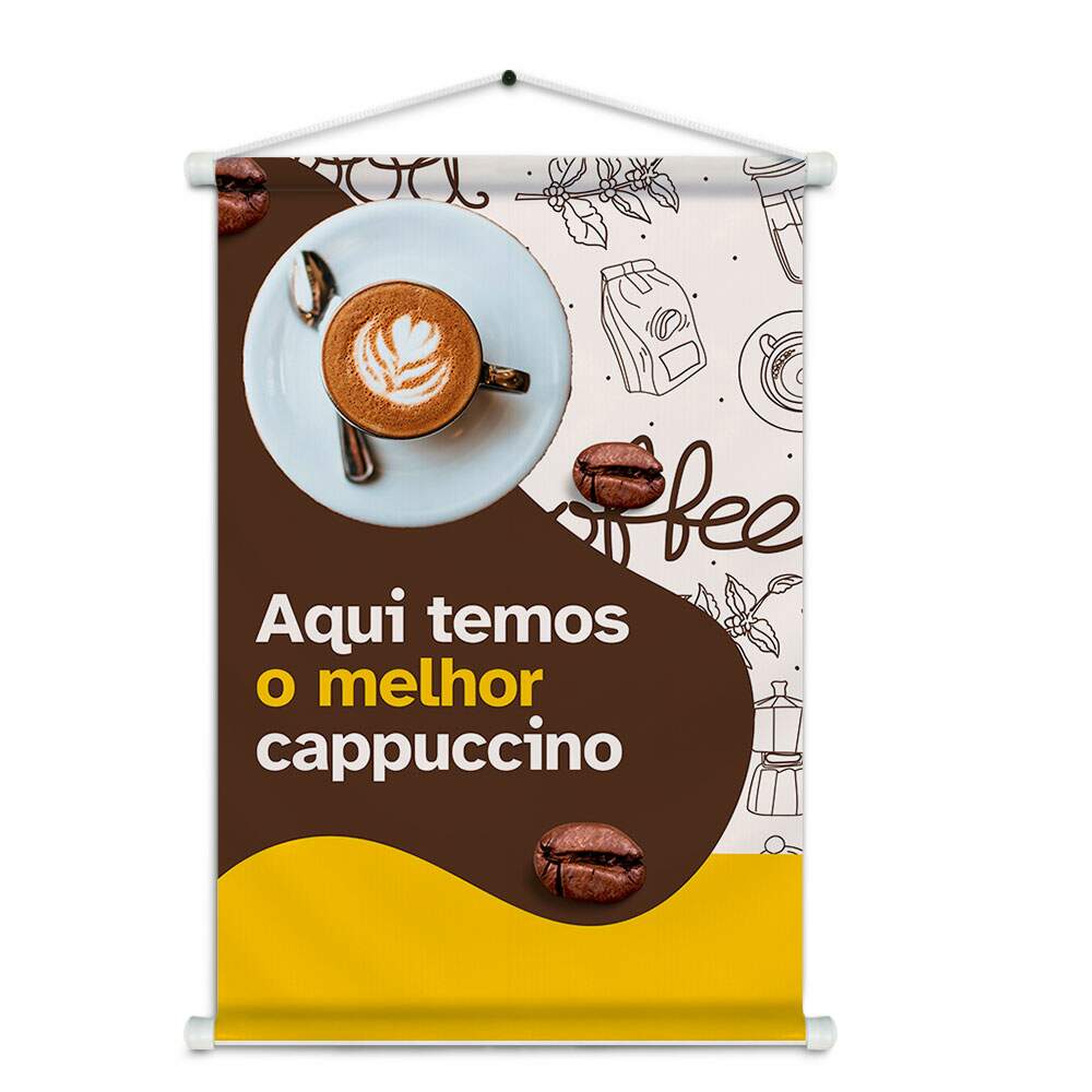 Banner Impresso em Lona - Caf 005