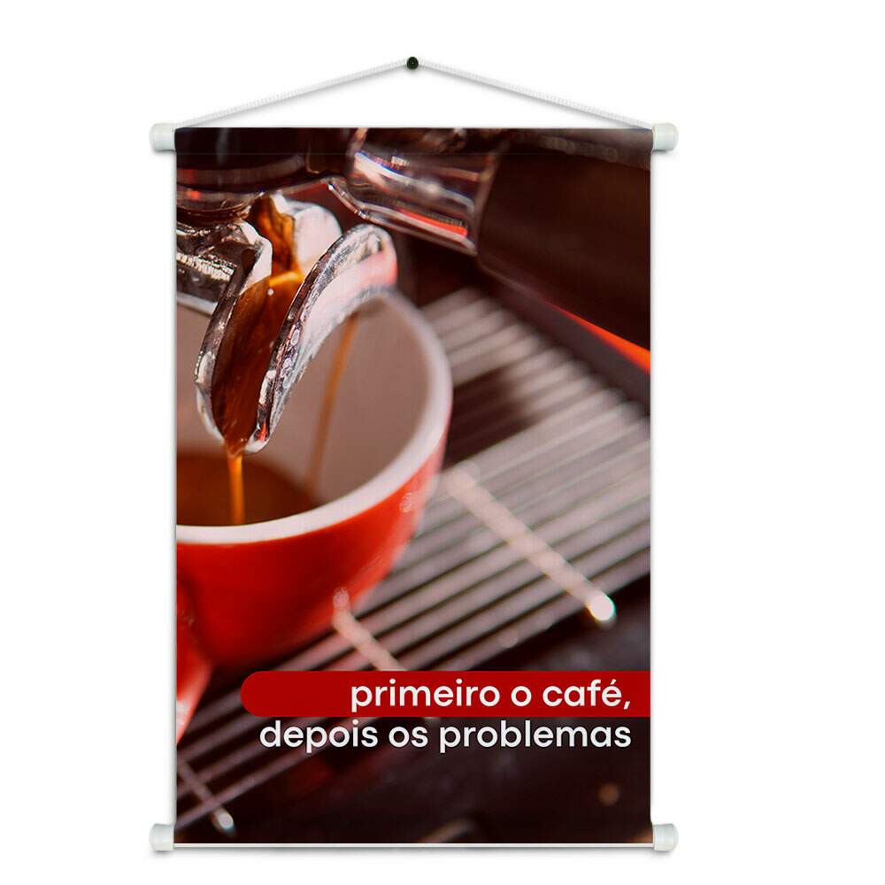 Banner Impresso em Lona - Caf 007