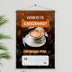 Banner Impresso em Lona - Caf� 009