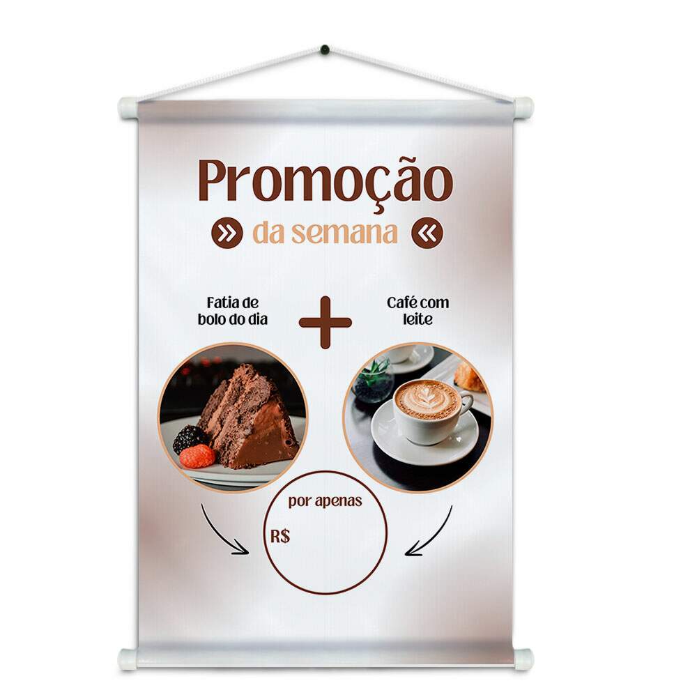 Banner Impresso em Lona - Caf 010