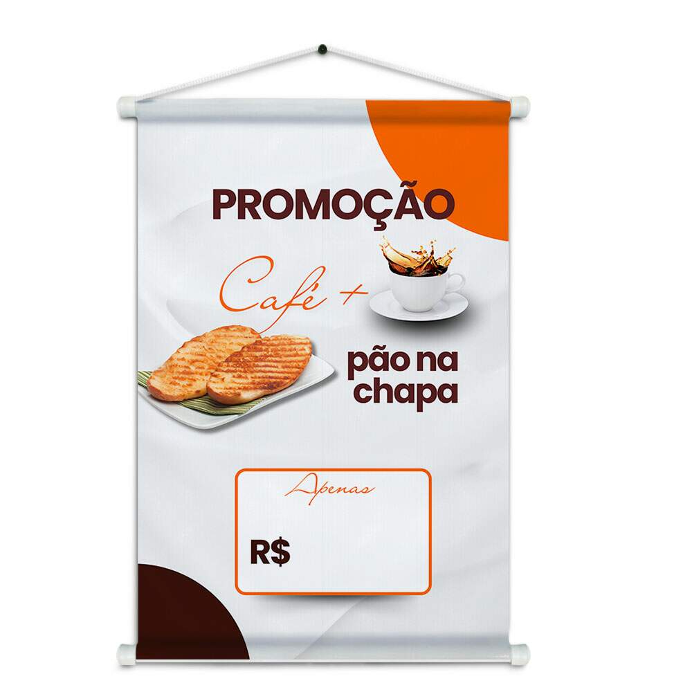 Banner Impresso em Lona - Caf 011