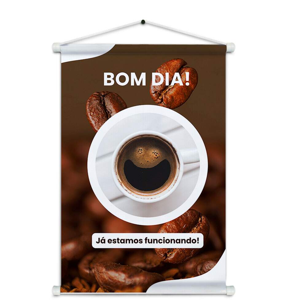 Banner Impresso em Lona - Caf 012