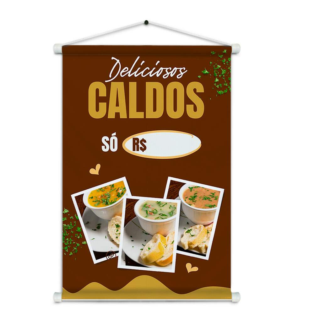 Banner Impresso em Lona - Caldo 003