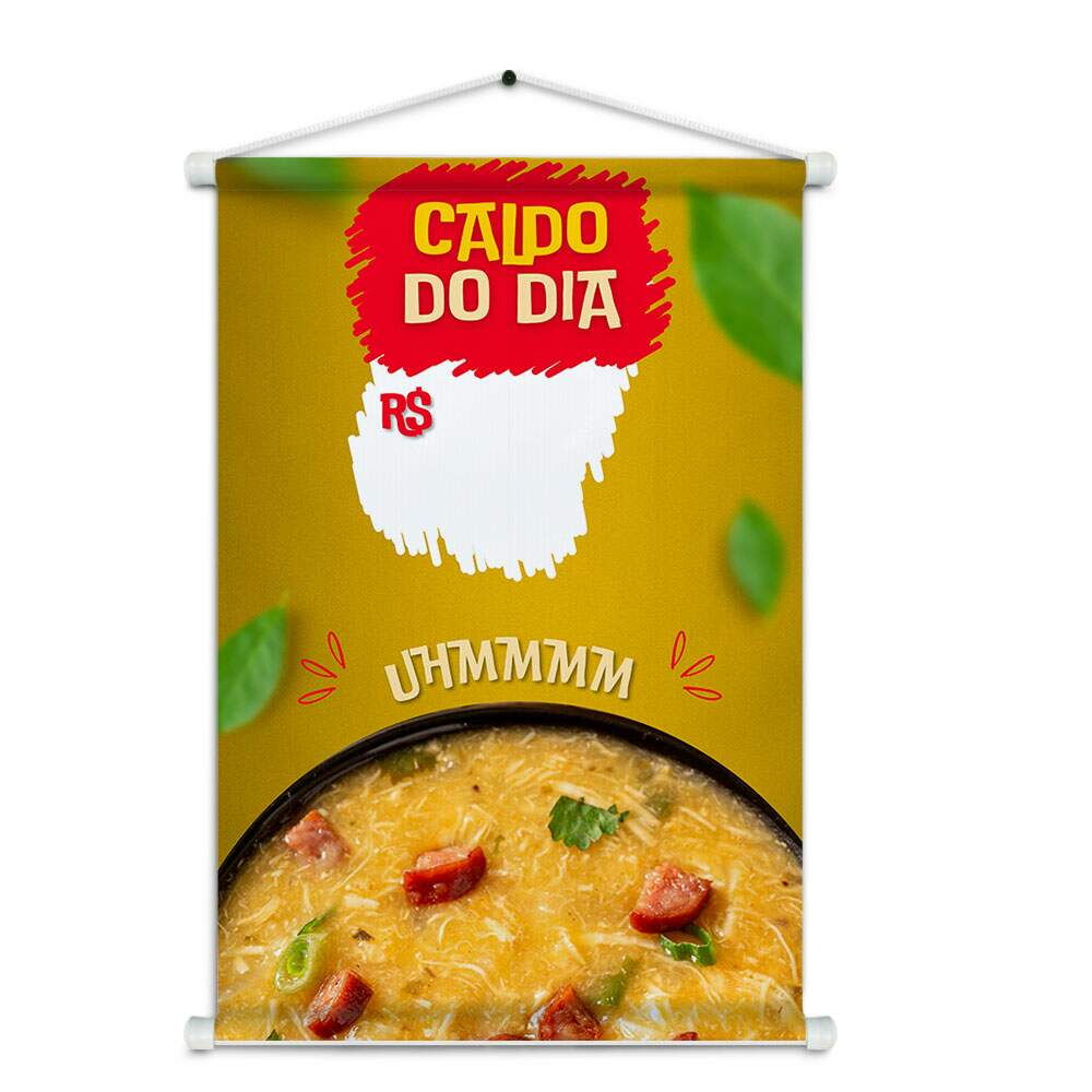 Banner Impresso em Lona - Caldo 004