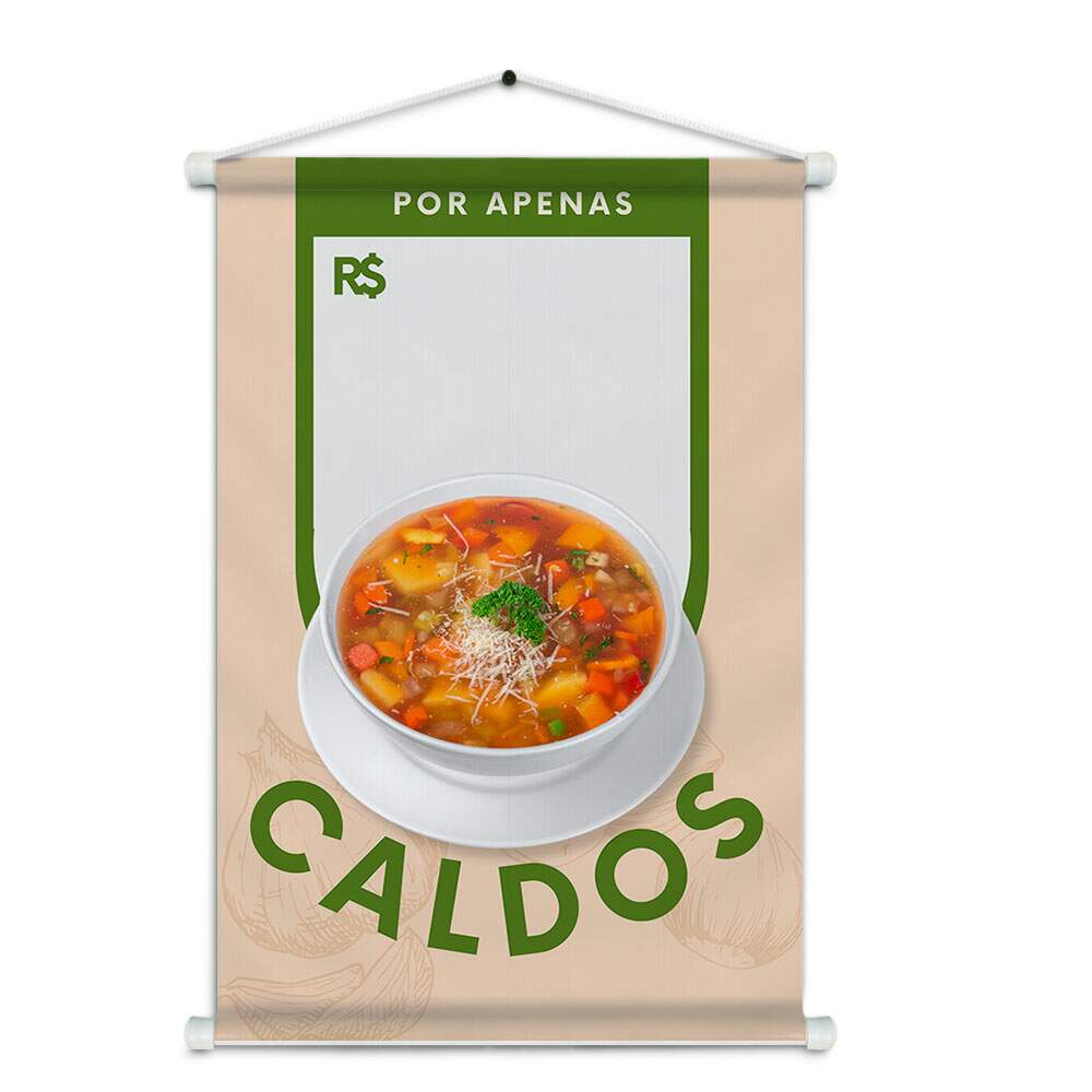 Banner Impresso em Lona - Caldo 005