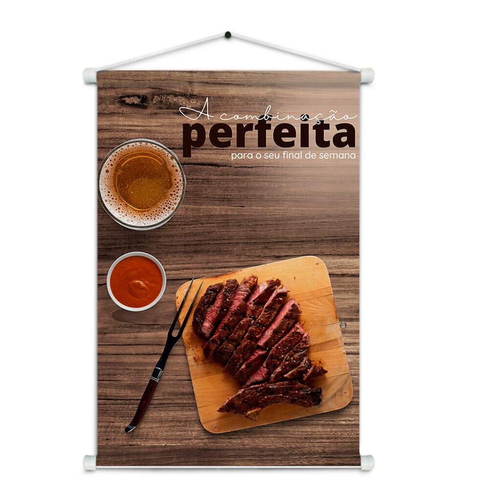 Banner Impresso em Lona - Churrascaria 005
