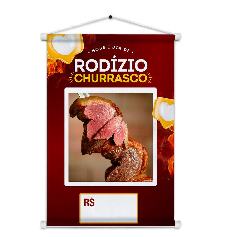 Banner Impresso em Lona - Churrascaria 010