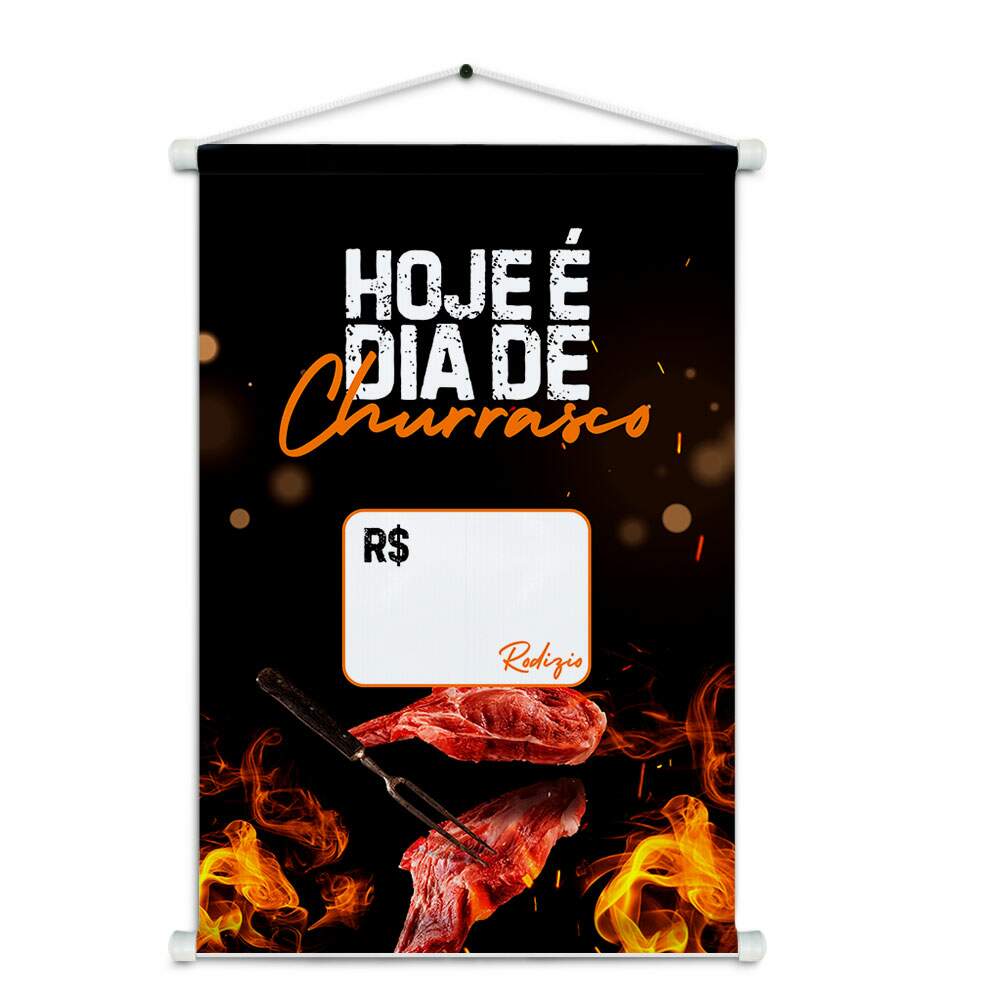 Banner Impresso em Lona - Churrascaria 016