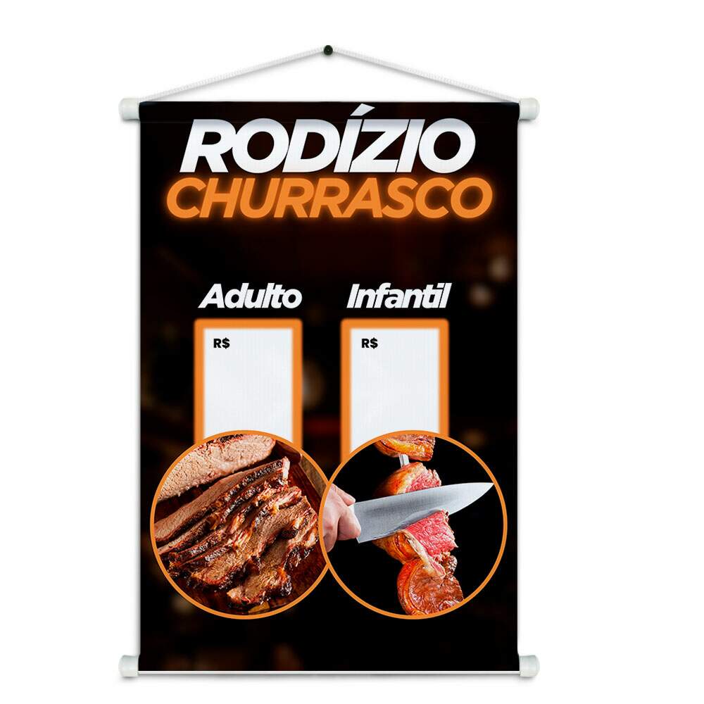 Banner Impresso em Lona - Churrascaria 017