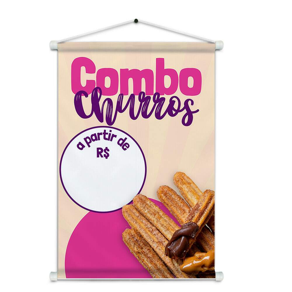 Banner Impresso em Lona - Churros 003