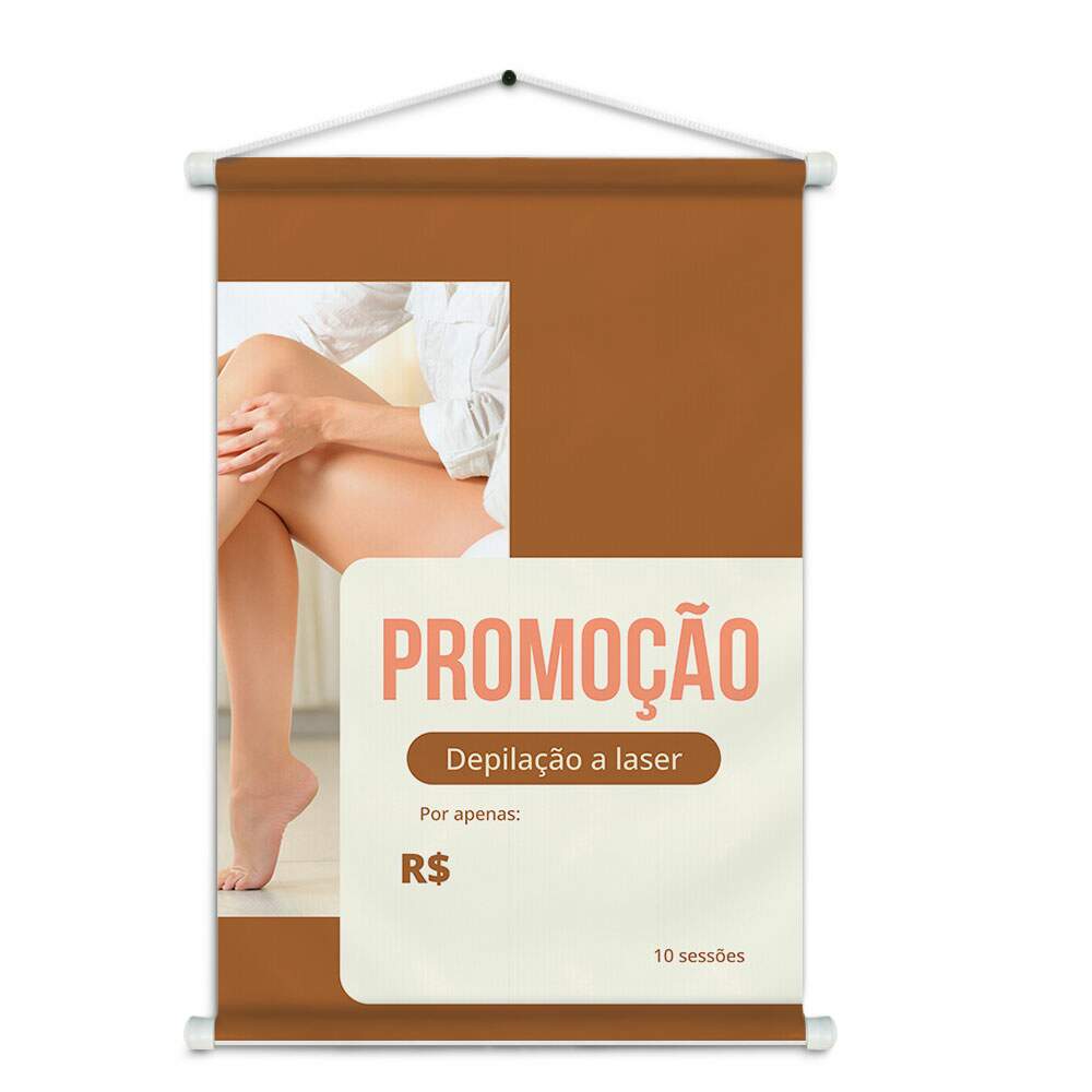 Banner Impresso em Lona - Depilao 003
