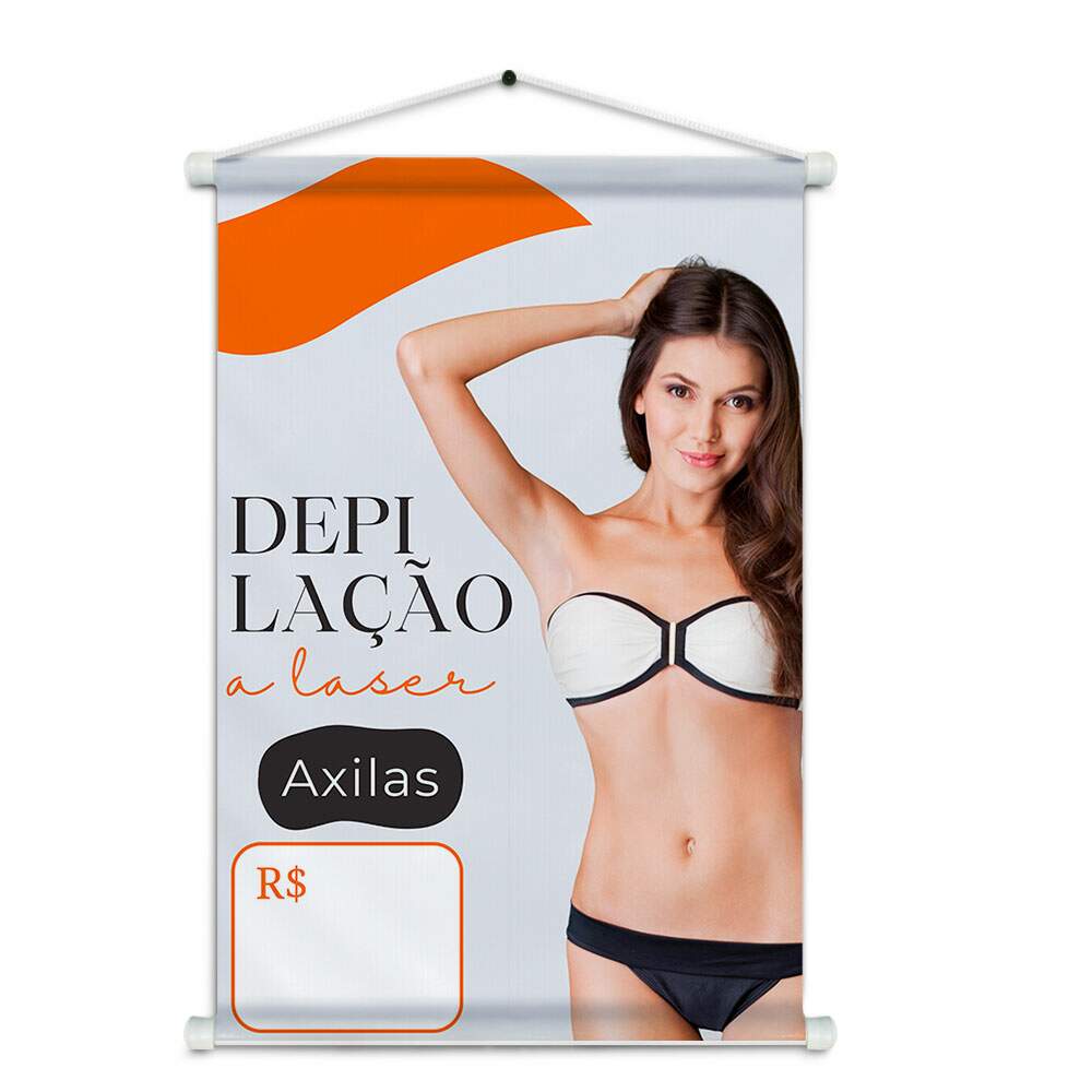 Banner Impresso em Lona - Depilao 005