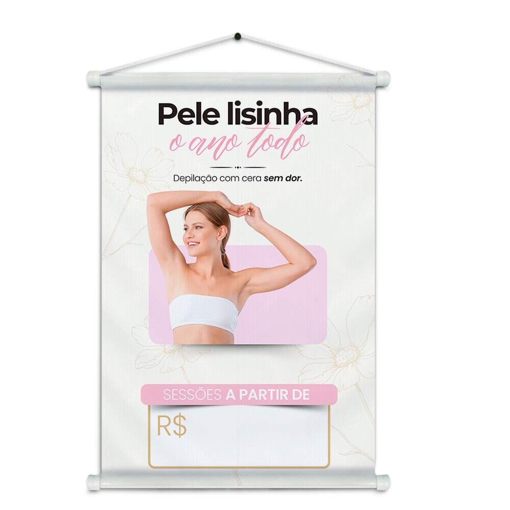 Banner Impresso em Lona - Depilao 010