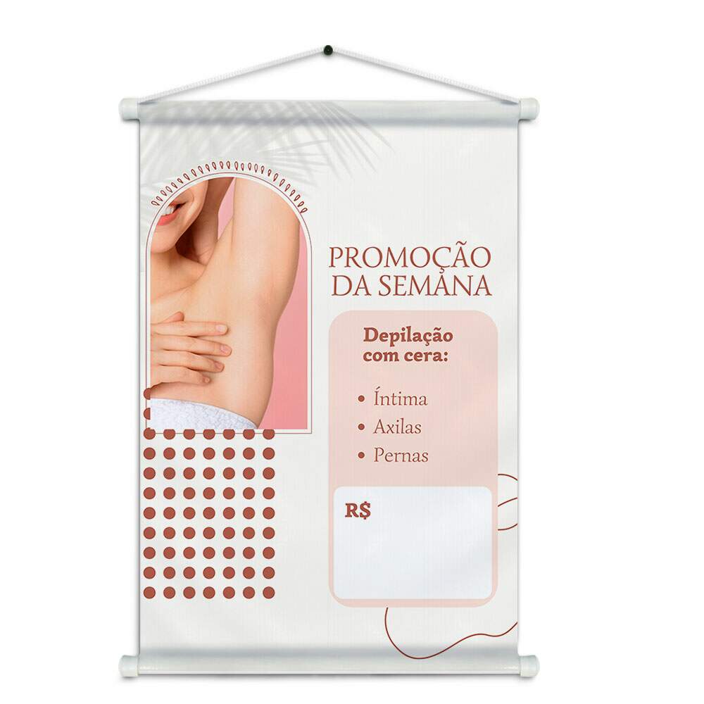 Banner Impresso em Lona - Depilao 011