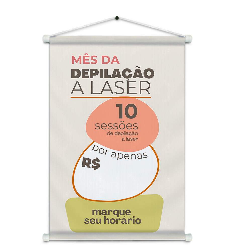 Banner Impresso em Lona - Depilao 015