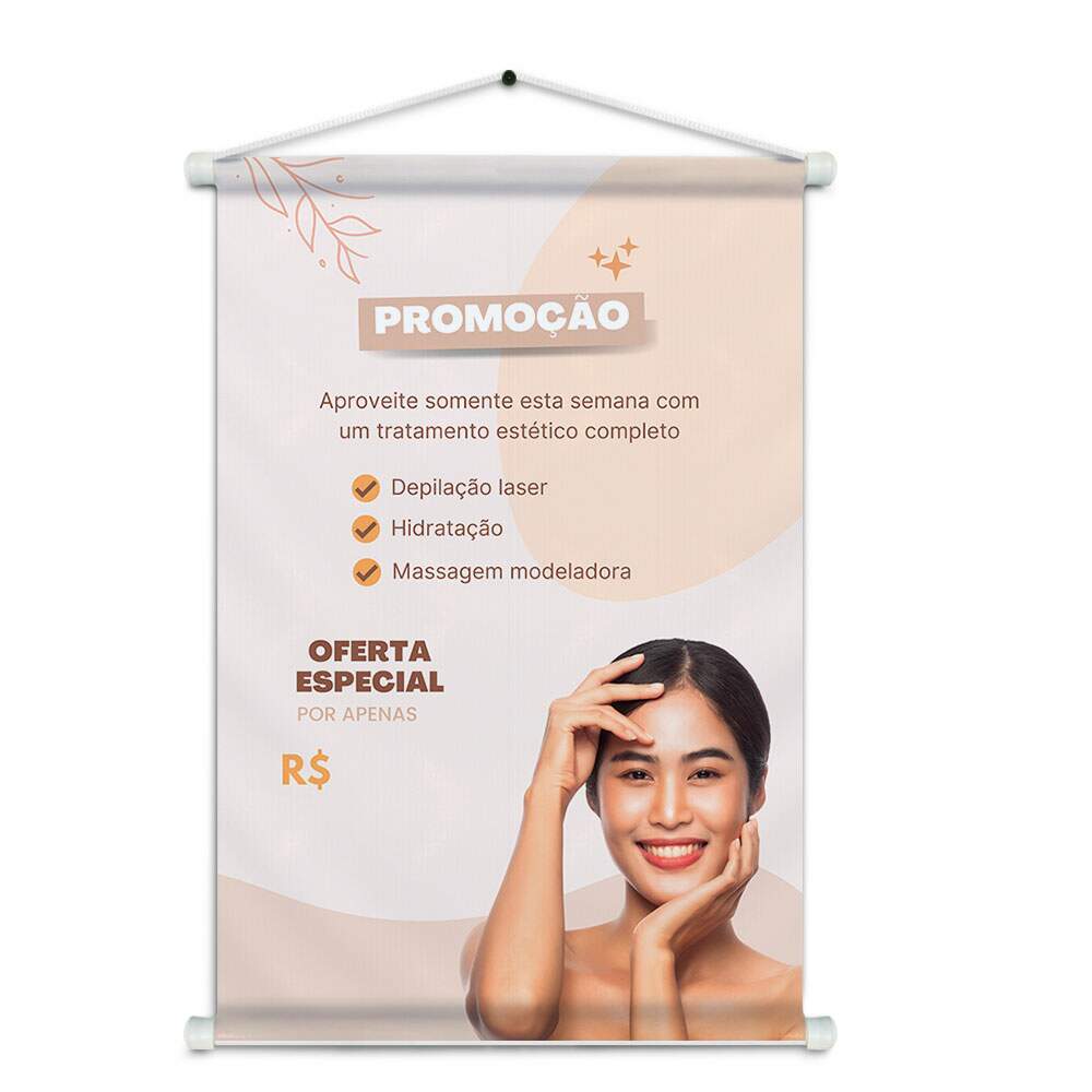 Banner Impresso em Lona - Depilao 016