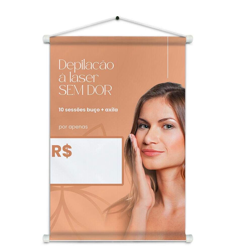 Banner Impresso em Lona - Depilao 019