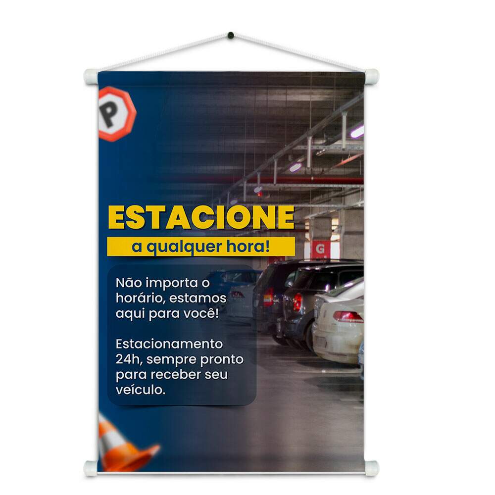 Banner Impresso em Lona - Estacionamento 002