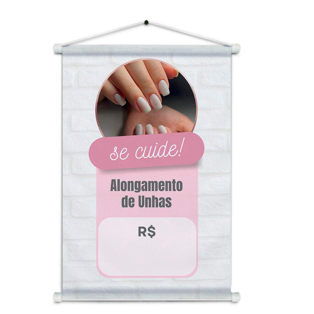 Banner Impresso em Lona - Manicure 011