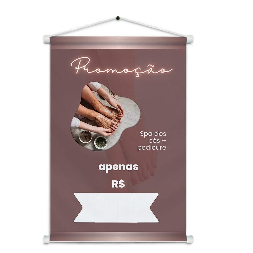 Banner Impresso em Lona - Manicure 025