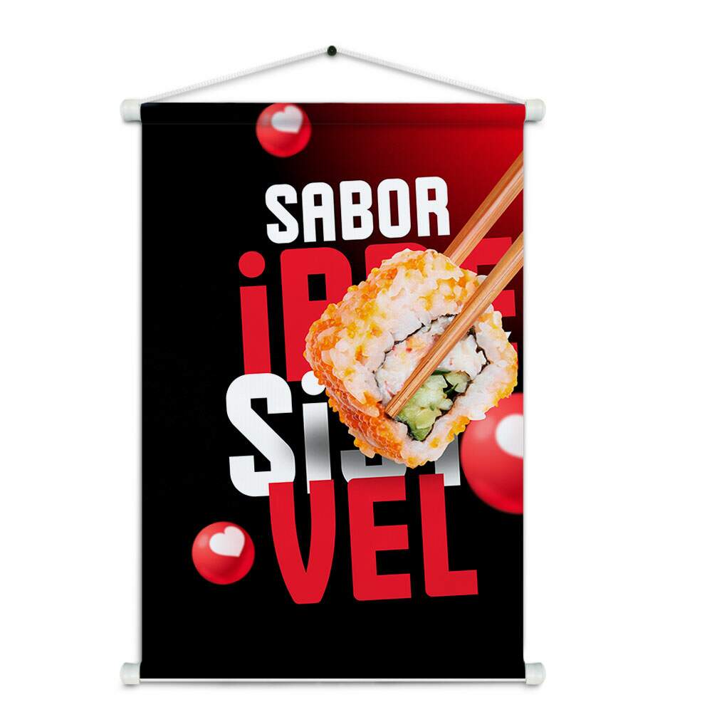 Banner Impresso em Lona - Oriental 004