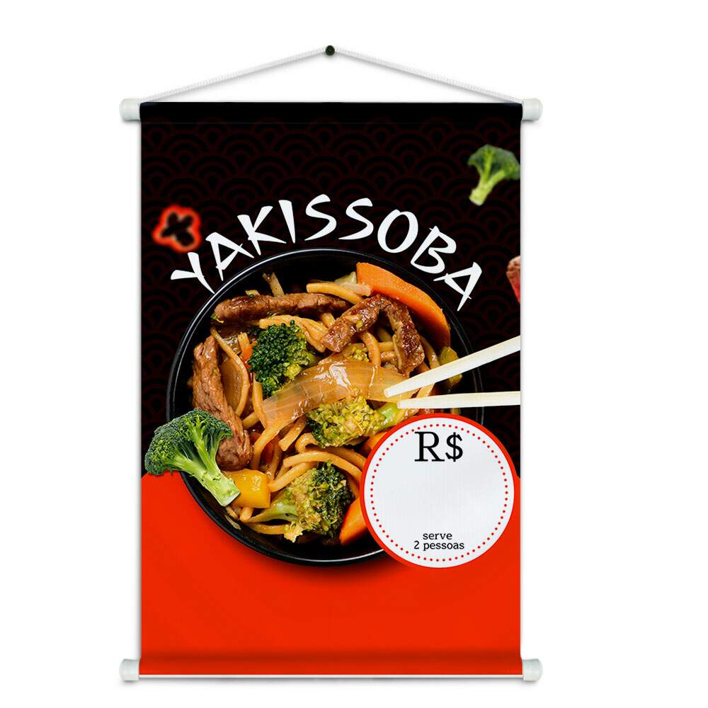 Banner Impresso em Lona - Oriental 006