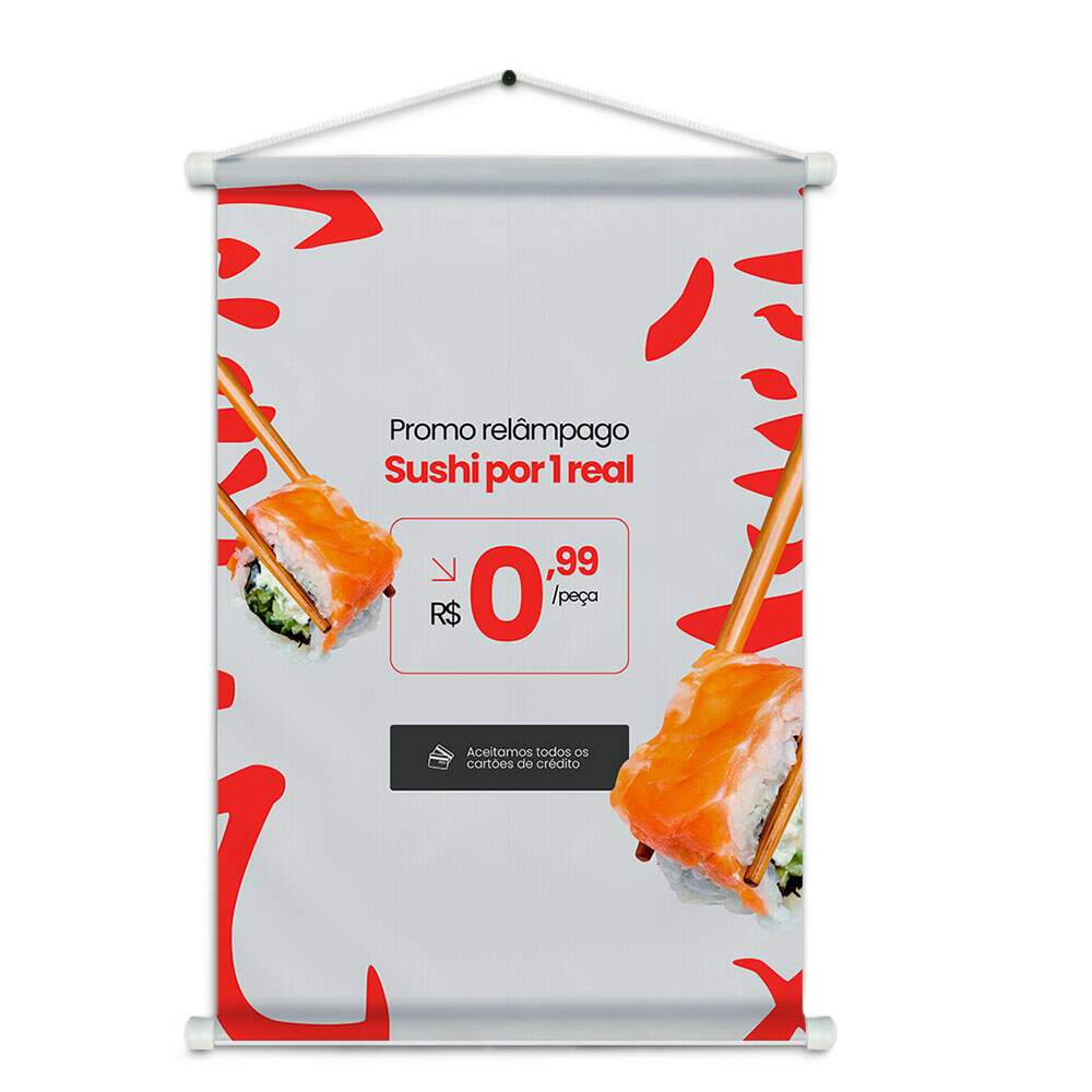 Banner Impresso em Lona - Oriental 007